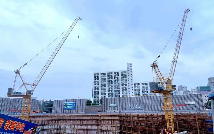 闪耀韩国 | 77779193永利塔机深耕海外高端市场