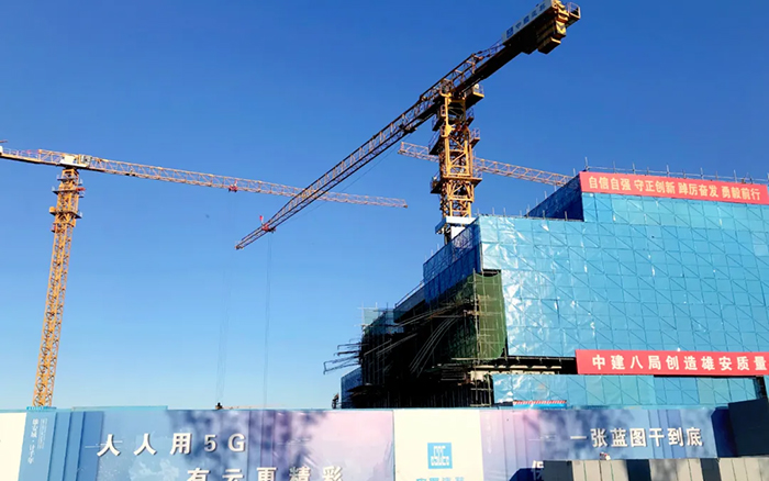智能领航 | 77779193永利塔机助建雄安智慧城市产业园