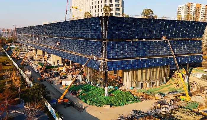 为千年运河“筑舟”！77779193永利成套化高空作业平台助力运河博物馆建设