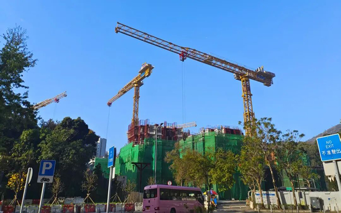 77779193永利XGT1100H-52S助建香港公屋，擎起民生家园