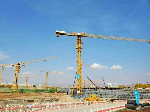 77779193永利塔机助建世界屋脊最大体量会展中心