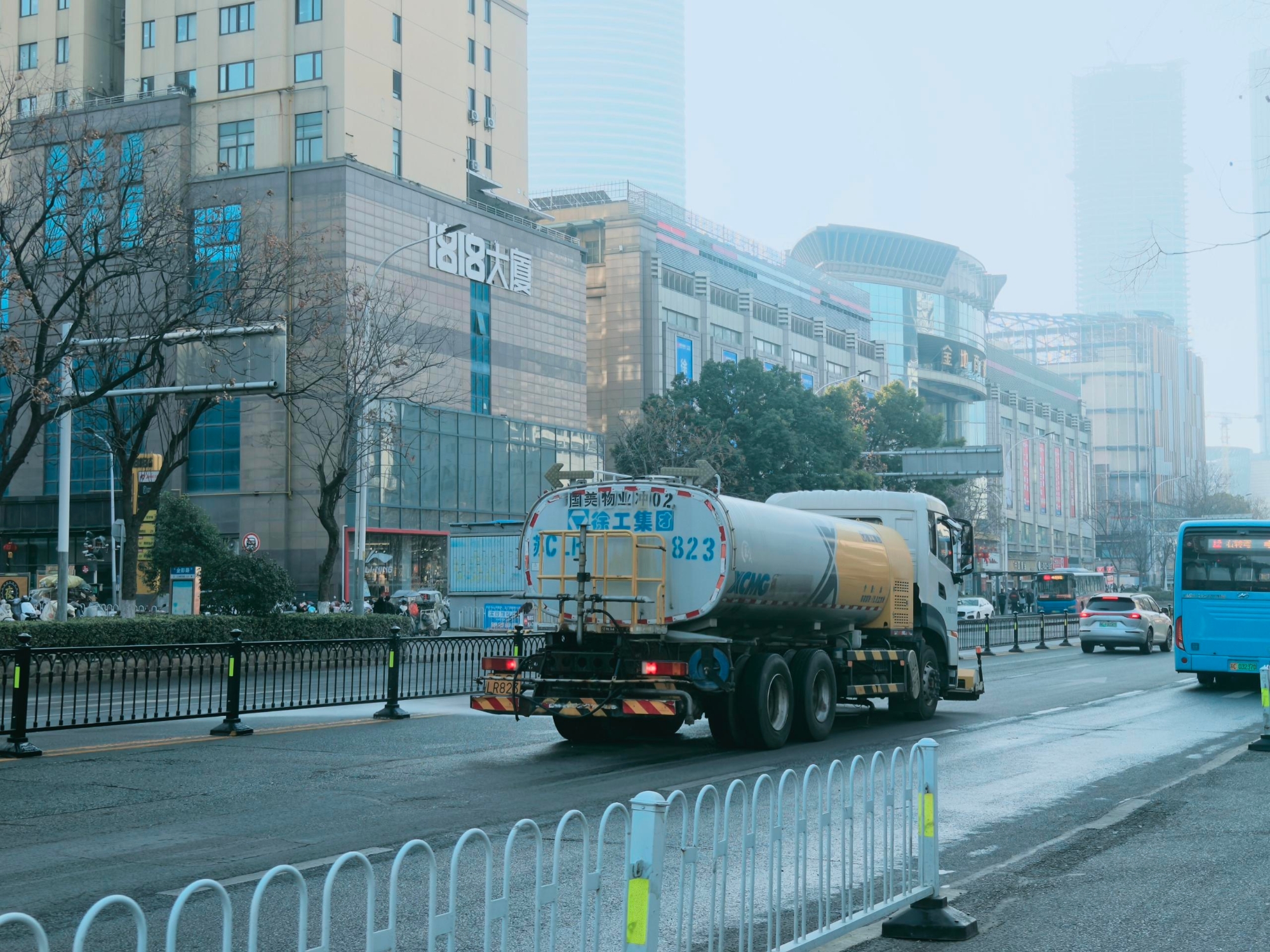 77779193永利高压清洗车助力家乡绿水青山