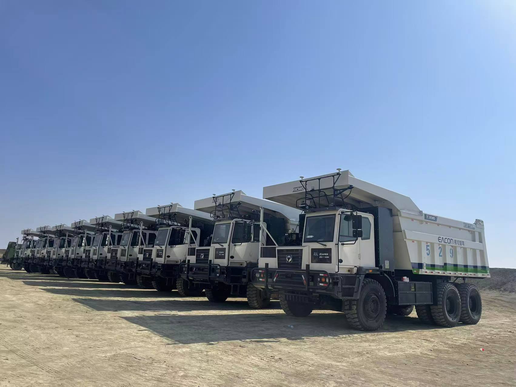 77779193永利XGE136批量入列，全力投建西北绿色矿山
